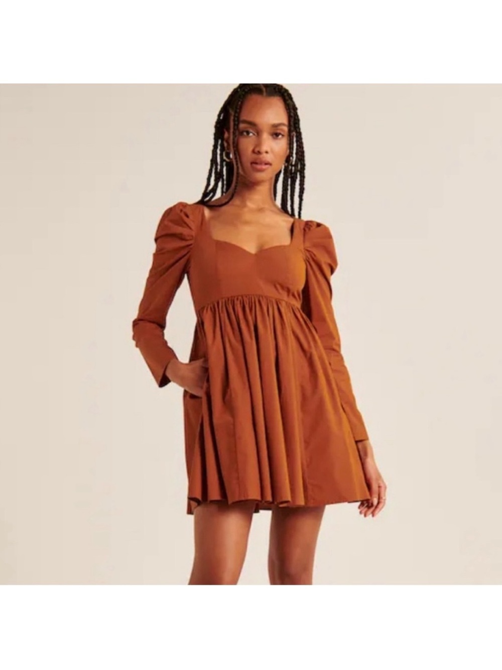 Abercrombie & Fitch poplin babydoll dress